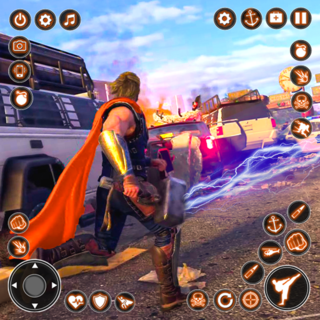 Gangster Target Superhero Hammer Monster Game