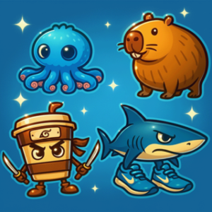 Brainrot Merge Drop Puzzle Game