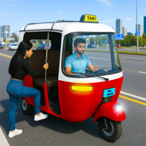City Tuk Tuk Auto Rickshaw 3D Offline Game
