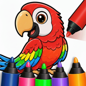 Coloring Book Games: Paints Game