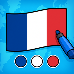 Flag Paint Puzzle Game: Flag Coloring
