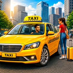 Passenger City Taxi Game: Pick Rides