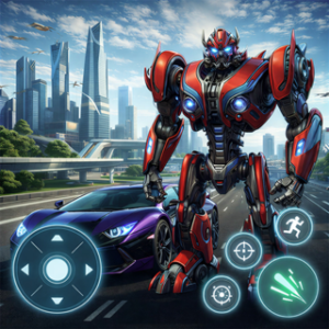 Robot Car Transform Fight Game: Robot Games