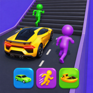 Shape Shifting Race Game: Shifting Cars