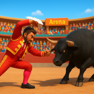 Wild Angry Bull Fighting Game
